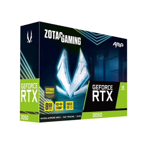Zotac RTX 3050 AMP LHR 8GB Gaming Graphics Card